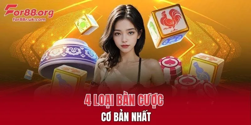 4 loại bàn cược cơ bản nhất
