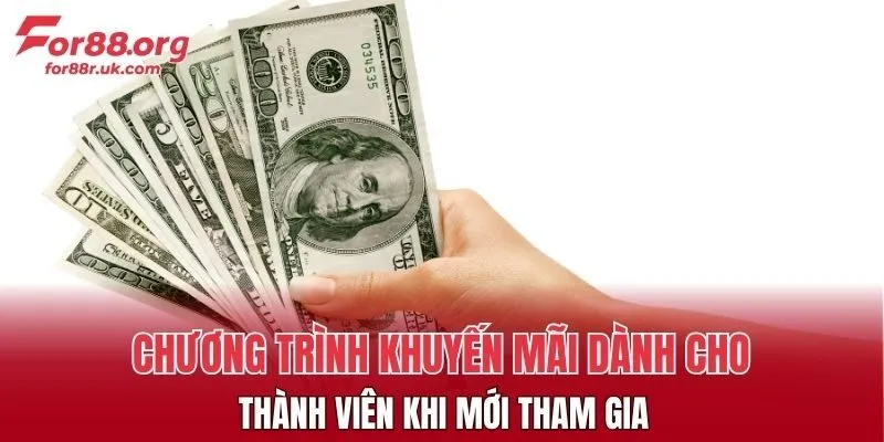 Chương trình khuyến mãi dành cho thành viên khi mới tham gia